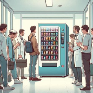vending machine in a hospital